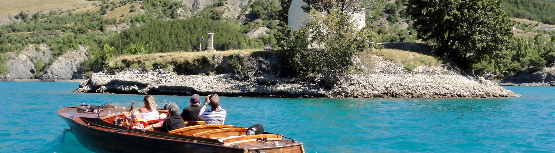 Visite guidée lac Serre Ponçon