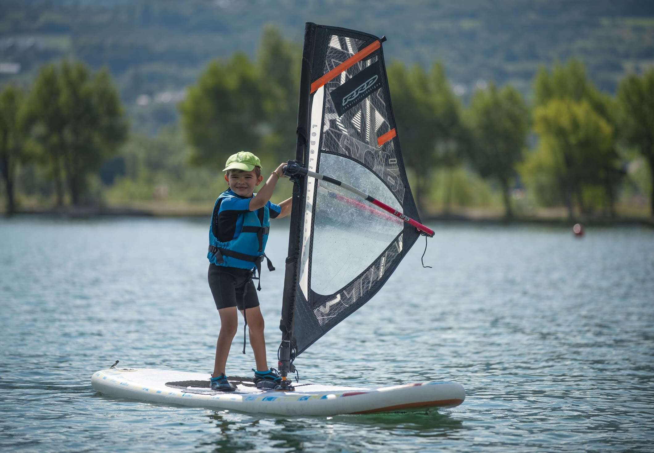 Planche à voile / plan d'eau d'Embrun