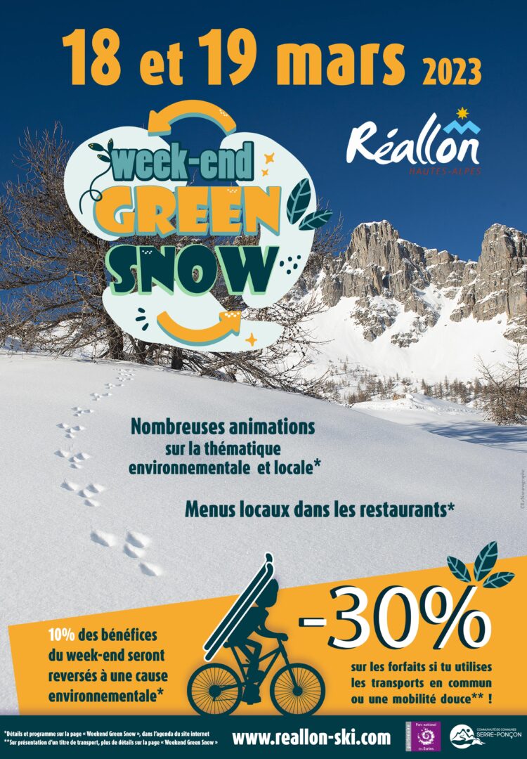 2023 Weekend Green snow à Réallon