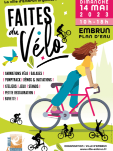 Faites du vélo - Plan d'eau d'Embrun - 14 mai