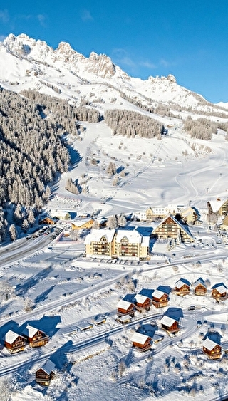 Jour de neige fraîche sur la station de Réallon.